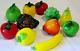 11x Vintage Murano Style Art Hand Blown/Pressed Glass Fruits Retro Decor VGC Lot