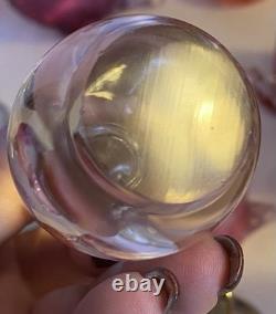 13 Vintage Modern Art Glass Cat Figurine Lot. 13 Glass Cats Murano Viking