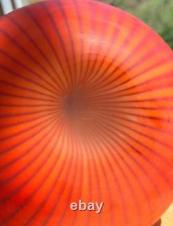 14 Salviati Asti Signed Murano Italian Studio Art Glass Zucca Vase Vtg Mcm