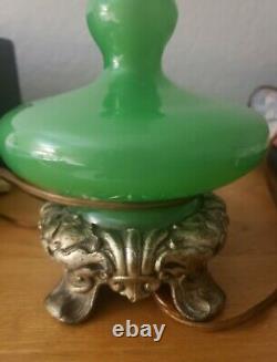 1890 Vintage Italian Murano Venetian Glass Table Lamp