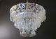 1970s Huge Italian Murano Vintage chandelier 96 glass Vistosi style