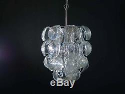 1970s Italian Murano Vintage chandelier 39 glass Vistosi style