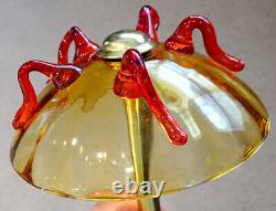 2 Vintage MURANO Mid-Century Modern ART GLASS Drapery CURTAIN Hold TIE BACKS