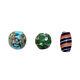 (2480) Three Antique Murano Venezia Glass Beads End of 19th century bead