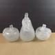 3pc Vintage Murano Scavo Glass Fruit 2 Apples 1 Pear VGC Italy