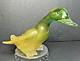 5 1/2 Murano Glass Duck Figurine Vtg Flavio Poli Bullicante Archimede Seguso