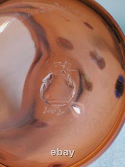 5 Lot Venetian Millefiori Murano Style Hand Blown Color Glass Tumblers Vintage