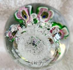 7 Lot Gorgeous Vintage Handblown Murano Glass Paperweights Eggs/Rounds/Flattened