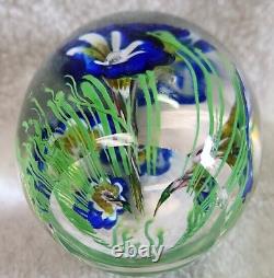 7 Lot Gorgeous Vintage Handblown Murano Glass Paperweights Eggs/Rounds/Flattened