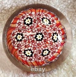 7 Lot Gorgeous Vintage Handblown Murano Glass Paperweights Eggs/Rounds/Flattened