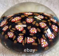 7 Lot Gorgeous Vintage Handblown Murano Glass Paperweights Eggs/Rounds/Flattened