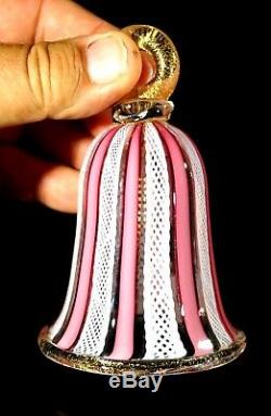 A Beautiful Vintage Murano Glass Latticino Bell