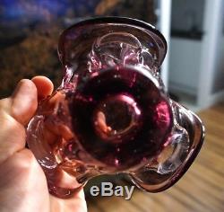 A Beautiful Vintage Murano Purple Glass Bowl