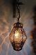 A Vintage Murano Venetian Glass Hall Porch Lantern Bohemian Ceiling Light (Ref1)