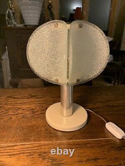 AKA Vintage Retro German Table Lamp From 1970s, Murano Glass, Mid-Century