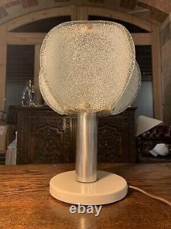 AKA Vintage Retro German Table Lamp From 1970s, Murano Glass, Mid-Century