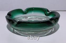 ALFREDO BARBINI MURANO GLASS FISH BOWL Vintage Mid Century