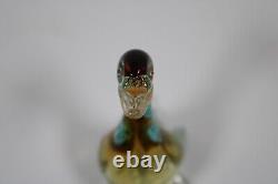 ALFREDO BARBINI Murano Glass Duck Goose Sommerso Art Glass Vintage 50s Italy