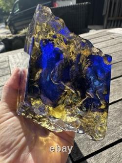 Alessandro Mandruzzato venetian Murano glass vase vintage estate 1960's 3