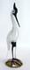 Alfredo Barbini Crane Sculpture Zanfirico Vintage Murano Glass