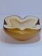 Alfredo Barbini Triple-cased Geode Bowl, Ivory Murano Glass, 1960's Vintage