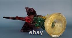 Amazing Vintage Murano Glass Rooster! Gorgeous. 13 H