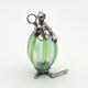 Angini Murano Glass Fine Italian Silver 800 Vittorio Clown Ornament Vintage