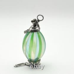 Angini Murano Glass Fine Italian Silver 800 Vittorio Clown Ornament Vintage