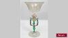 Antique Italian 1890 Venetian Murano Clear Glass Goblet