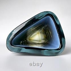 Archimede Seguso Murano Glass Vase 1950s Venini Barovier Flavio Poli Vintage