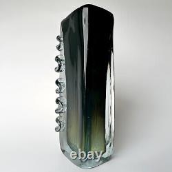 Archimede Seguso Murano Glass Vase 1950s Venini Barovier Flavio Poli Vintage