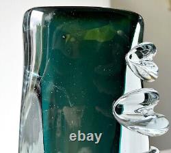 Archimede Seguso Murano Glass Vase 1950s Venini Barovier Flavio Poli Vintage