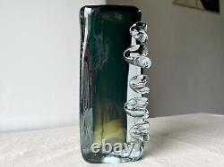 Archimede Seguso Murano Glass Vase 1950s Venini Barovier Flavio Poli Vintage