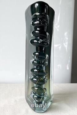 Archimede Seguso Murano Glass Vase 1950s Venini Barovier Flavio Poli Vintage