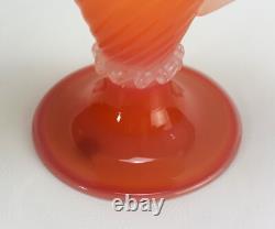 Archimede Seguso Vase Pitcher Vintage Murano Glass Orange Archimede Seguso Vase Pitcher Vintage Murano Glass Orange