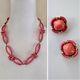 Archimede Seguso Vintage Murano Glass Necklace and Earrings Demi Parure