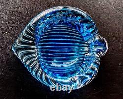 BARBINI MURANO vintage glass ashtray paperweight