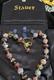 BEAUTIFUL VINTAGE Wedding Cake Murano Venetian Glass Chocker Necklace 16-17.5
