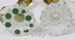 Barbini Murano Yellow Glass 13 Bird of Paradise Pair (1 BROKEN) Vintage MCM
