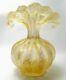 Barovier Cordonado d'Oro Gold on Crystal Vintage Murano Glass 8h gem On Sale