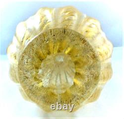 Barovier Cordonado d'Oro Gold on Crystal Vintage Murano Glass 8h gem On Sale