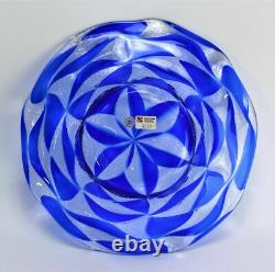 Barovier & Toso Murano Glass Bowl Intarsio Ercole Barovier Vintage Art Signed