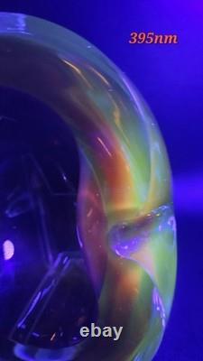 Beautiful Vintage Murano Sommerso Flavio Poli Seguso Glass Bowl Dish Ashtray 6.5