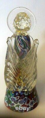 Beautiful vintage Millefiore ANGEL MURANO italian ART GLASS