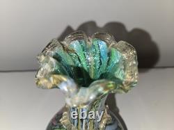Bizantino Vintage Murano Glass Tutti Frutti Vase By AVEM