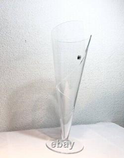 Carlo Moretti trittico Murano Glass vase Signed Vintage