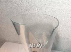 Carlo Moretti trittico Murano Glass vase Signed Vintage