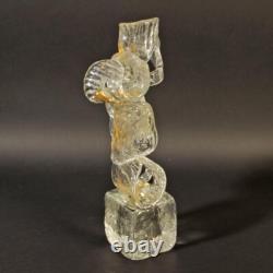 Cenedese Ermann Nason 1963-72 Murano glass built object gold attached RARE