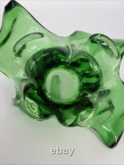 Chalet Lorraine Murano Glass MCM DECORATIVE GLASS Green 1970s 1960s Vintage