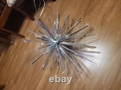 Chandelier murano glass triedo sputnik Vintage style Venini style Gorgeous